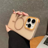 Ultra Thin Heat Dissipation Mesh Magnetic Case for iPhone