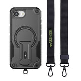 Outdoor Sports Long Strap Crossbody Magnetic Bracket Case for iPhone