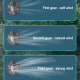 3-speed Car Seat Back Cooling Fan USB Charge Dual Head Fan 360 Degree Rotation Neck Cooler for Summer Car Accessories