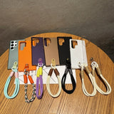 Lanyard Frosted Skin Feel Case For Samsung