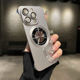 Borderless Plating Matte Ultra Thin Hard Magnetic Case for iPhone