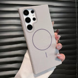 Leather Magnetic Phone Case For Samsung