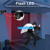 1PC Fake Camera with Flashing Red LED Waterproof