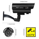 1PC Fake Camera with Flashing Red LED Waterproof