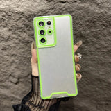 Luxury Luminous Neon Transparent Soft Case For Samsung