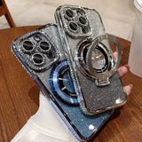 Magnetic Glitter Diamond Case for iPhone