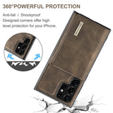 2 In 1 Magnetic Leather Card Holder Detachable Wallet Case For Samsung