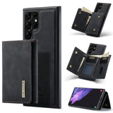 2 In 1 Magnetic Leather Card Holder Detachable Wallet Case For Samsung