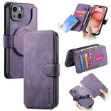 2 in 1 Detachable Card Solt Wallet For Magnetic Phone Case For iPhone