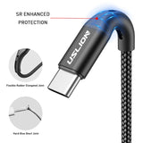 3A Fast Charging Cable Wire For Type-C & Micro