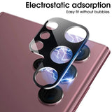 4 in 1 Tempered Glass Screen Protectors With Lens Protective Glass for Samsung