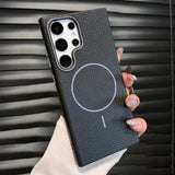 Leather Magnetic Phone Case For Samsung