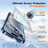 5PCS Tempered Glass Screen Protector for iPhone