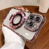 Magnetic Glitter Diamond Case for iPhone