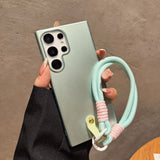 Lanyard Frosted Skin Feel Case For Samsung