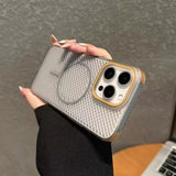 Ultra Thin Heat Dissipation Mesh Magnetic Case for iPhone