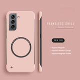 Hard PC Frameless Magnetic Phone Case For Samsung