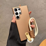 Lanyard Frosted Skin Feel Case For Samsung