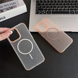 Ultra Thin Heat Dissipation Mesh Magnetic Case for iPhone