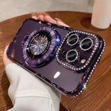 Magnetic Glitter Diamond Case for iPhone