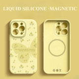 Butterfly Silicone Magnetic Phone Case For iPhone
