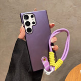 Lanyard Frosted Skin Feel Case For Samsung
