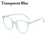 Anti Blue Light PC Frame Resin Lens Blocking Radiation Trend Clear Lenses Transparent Glasses