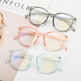 Anti Blue Light PC Frame Resin Lens Blocking Radiation Trend Clear Lenses Transparent Glasses