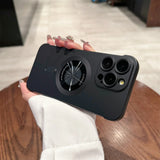 Borderless Plating Matte Ultra Thin Hard Magnetic Case for iPhone