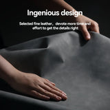 Luxury Leather Magnetic Wireless Charging Case for Samsung Galaxy