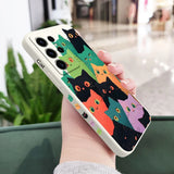 Colorful Cat Phone Case For Samsung Galaxy