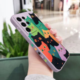 Colorful Cat Phone Case For Samsung Galaxy