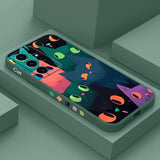 Colorful Cat Phone Case For Samsung Galaxy