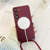 Crossbody Lanyard Magnetic Case For Samsung