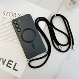 Crossbody Lanyard Magnetic Case For Samsung