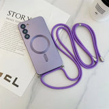Crossbody Lanyard Magnetic Case For Samsung