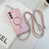 Crossbody Lanyard Magnetic Case For Samsung