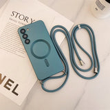 Crossbody Lanyard Magnetic Case For Samsung