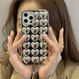 Cute 3D Love Heart Case For iPhone
