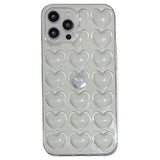 Cute 3D Love Heart Case For iPhone