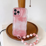 Fashion Ink Halo Dyed Phone Case with Bracelet for iphone