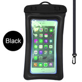 Floating Airbag Waterproof Swim Bag Phone Case For iPhone