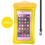 Floating Airbag Waterproof Swim Bag Phone Case For iPhone