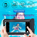 Floating Airbag Waterproof Swim Bag Phone Case For iPhone