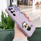 Flower Panda Phone Case For Samsung