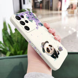 Flower Panda Phone Case For Samsung