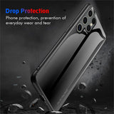 Luxury Tempered Glass Film Phone Case For Samsung