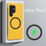 Frameless Magnetic Wireless Charging Case for Samsung
