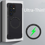 Frameless Magnetic Wireless Charging Case for Samsung