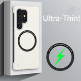Frameless Magnetic Wireless Charging Case for Samsung